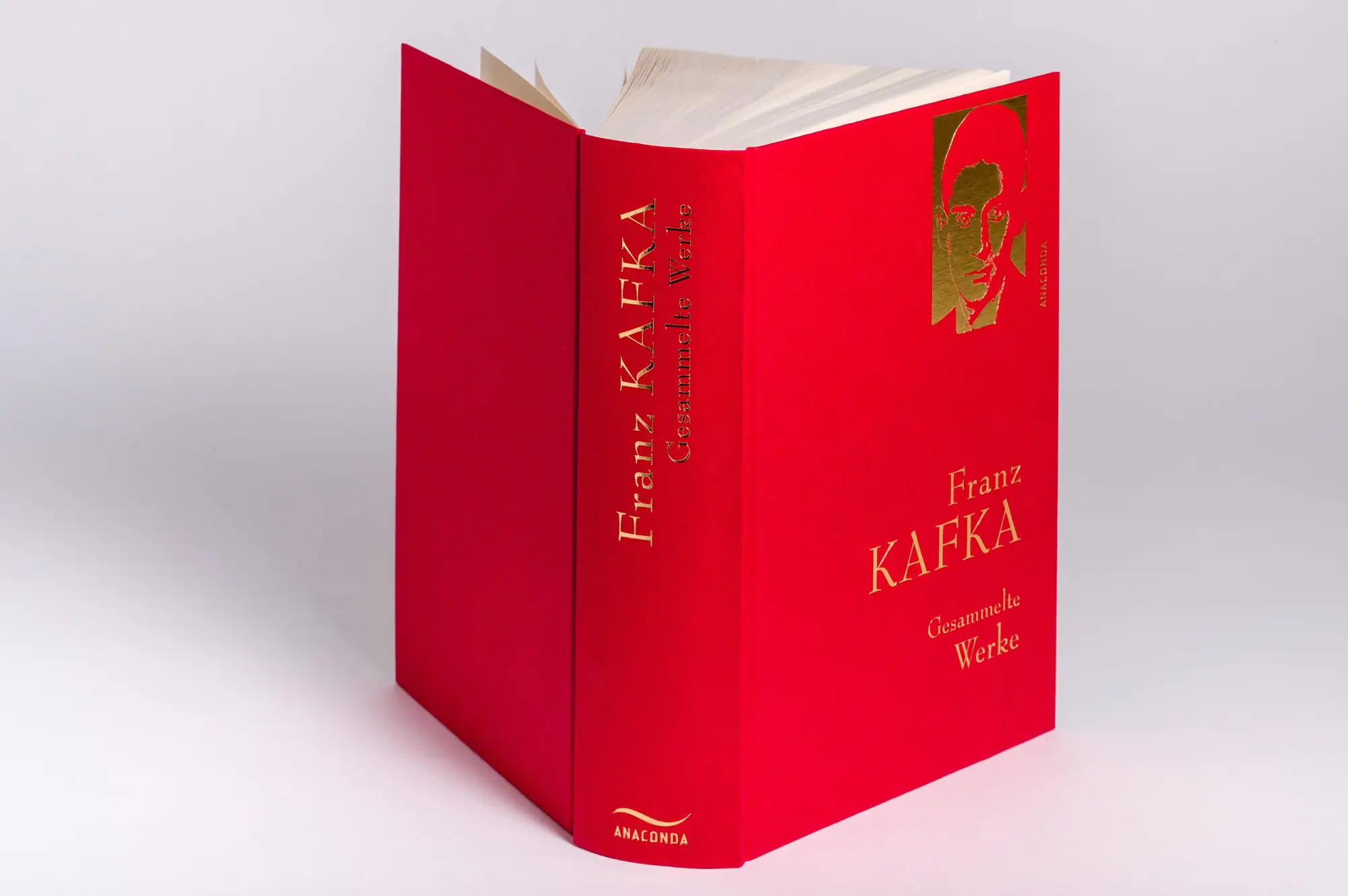 Bild: 9783866478497 | Franz Kafka - Gesammelte Werke (Iris®-LEINEN mit goldener...