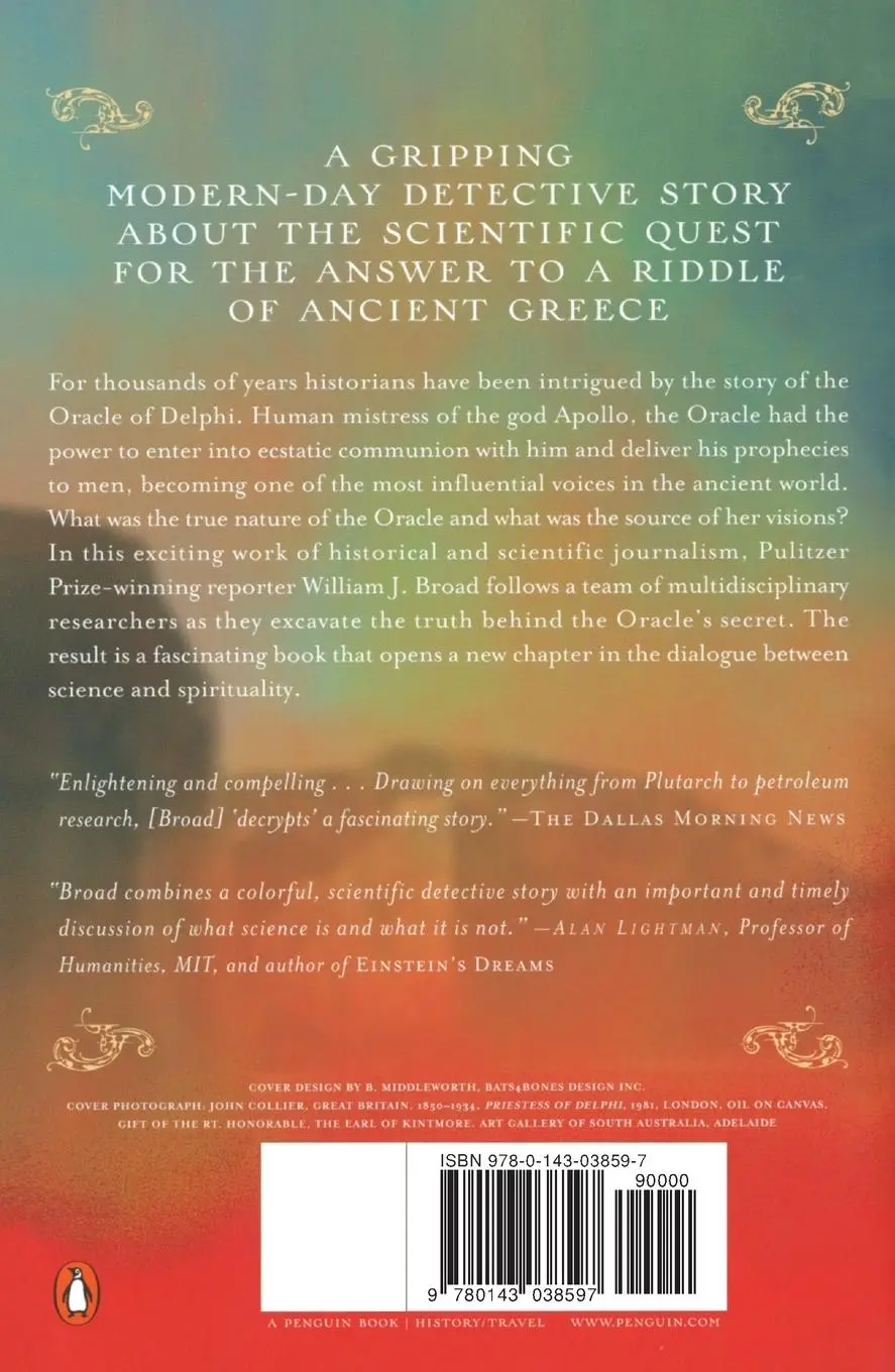 Rückseite: 9780143038597 | The Oracle | Ancient Delphi and the Science Behind Its Lost Secrets