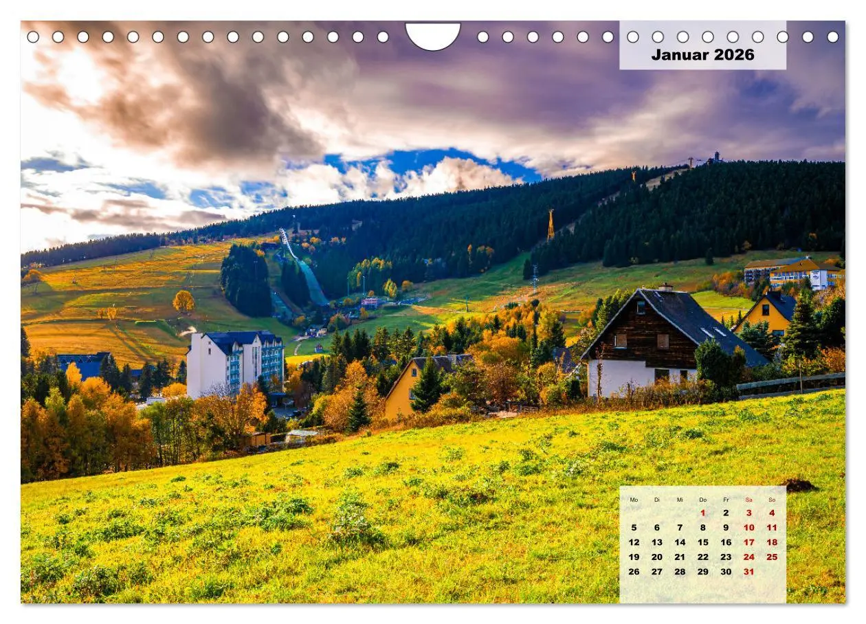 Bild: 9783457358597 | Oberwiesenthal und der Fichtelberg im Erzgebirge (Wandkalender 2026...