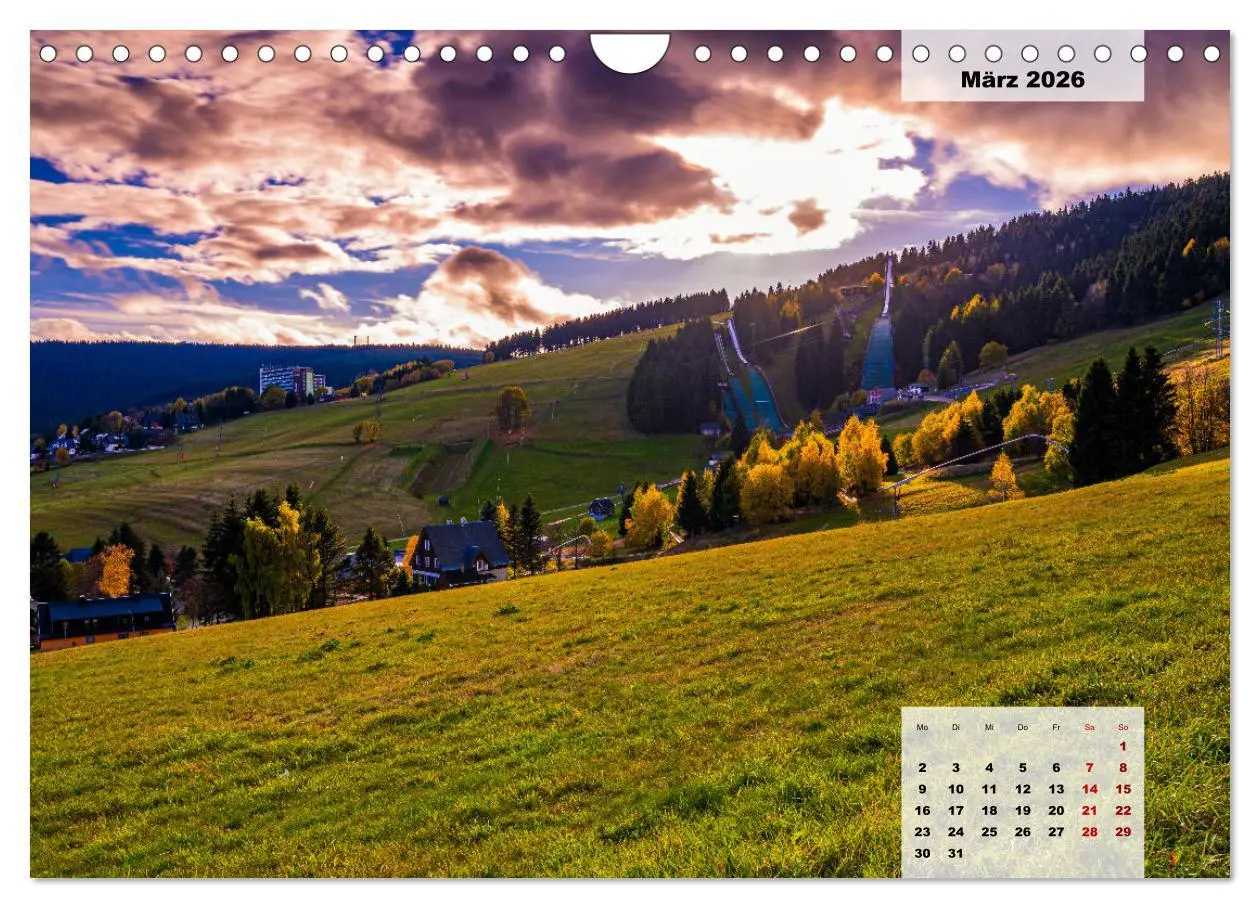 Bild: 9783457358597 | Oberwiesenthal und der Fichtelberg im Erzgebirge (Wandkalender 2026...