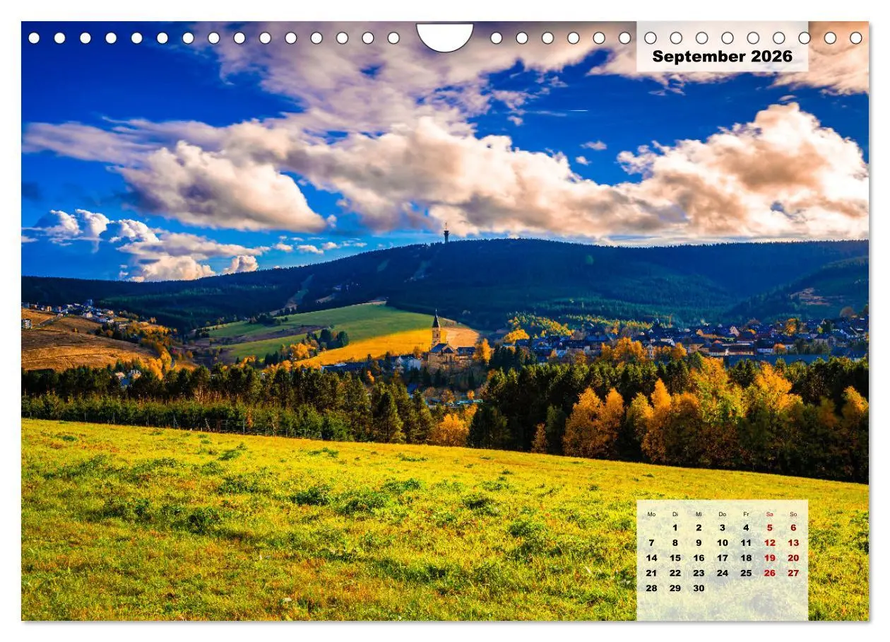 Bild: 9783457358597 | Oberwiesenthal und der Fichtelberg im Erzgebirge (Wandkalender 2026...