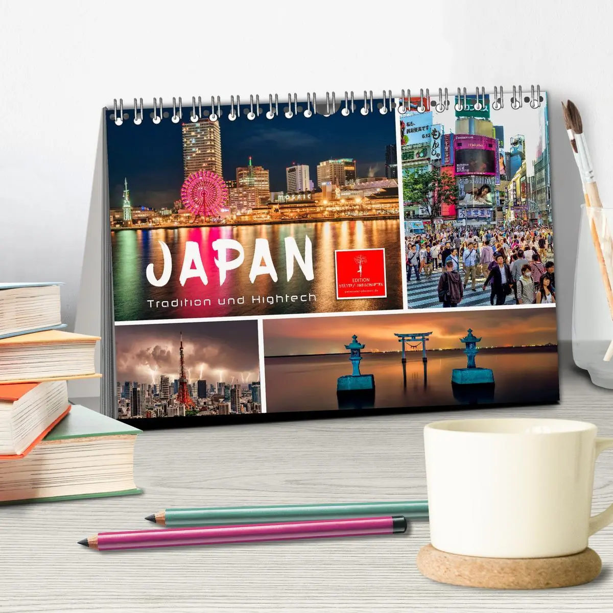Bild: 9783457428597 | Japan - Tradition und Hightech (Tischkalender 2026 DIN A5 quer),...