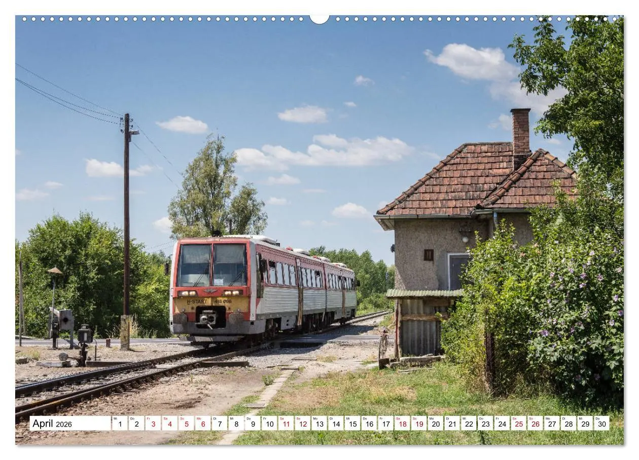 Bild: 9783457738597 | Eisenbahn in Ungarn (hochwertiger Premium Wandkalender 2026 DIN A2...
