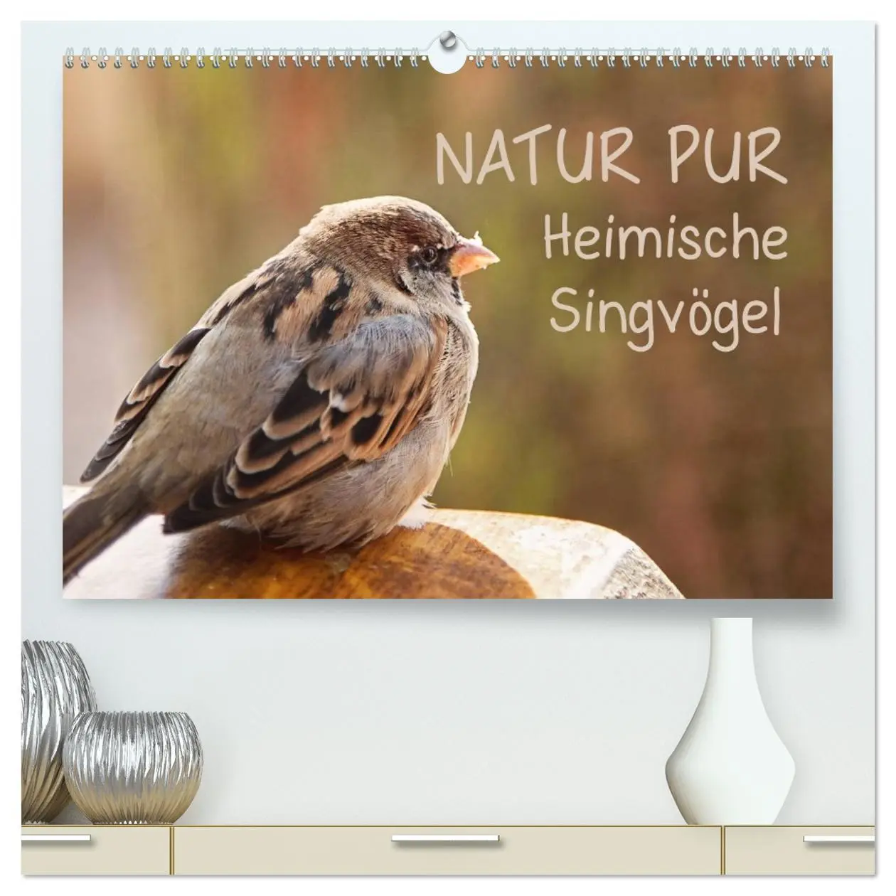 Cover: 9783516068597 | NATUR PUR Heimische Singvögel (hochwertiger Premium Wandkalender...