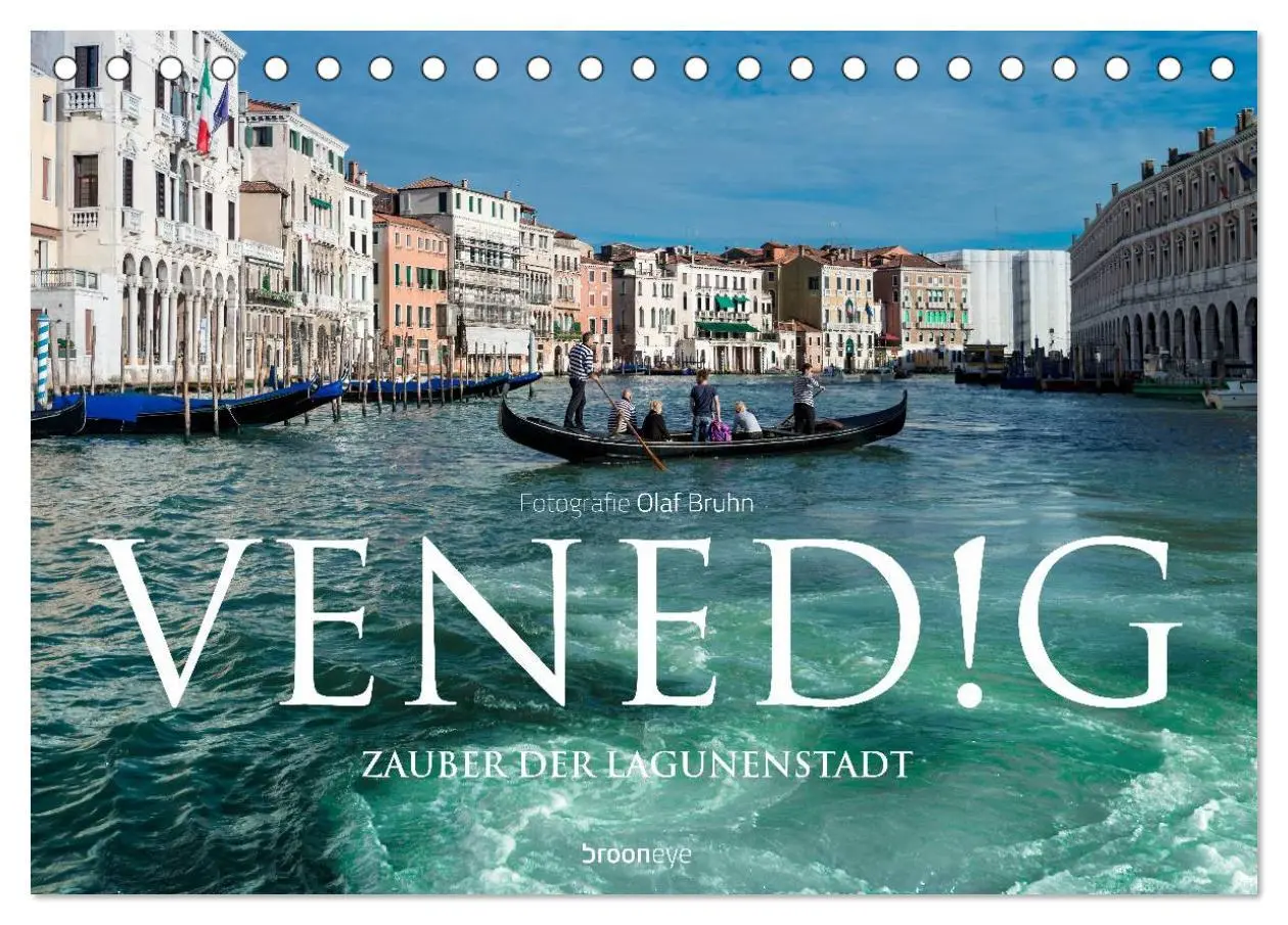 Cover: 9783516138597 | Venedig - Zauber der Lagunenstadt (Tischkalender 2026 DIN A5 quer),...