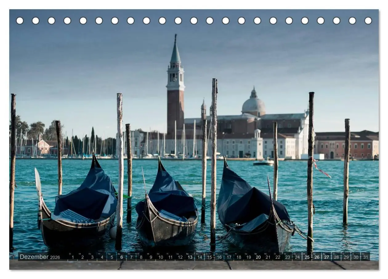 Bild: 9783516138597 | Venedig - Zauber der Lagunenstadt (Tischkalender 2026 DIN A5 quer),...