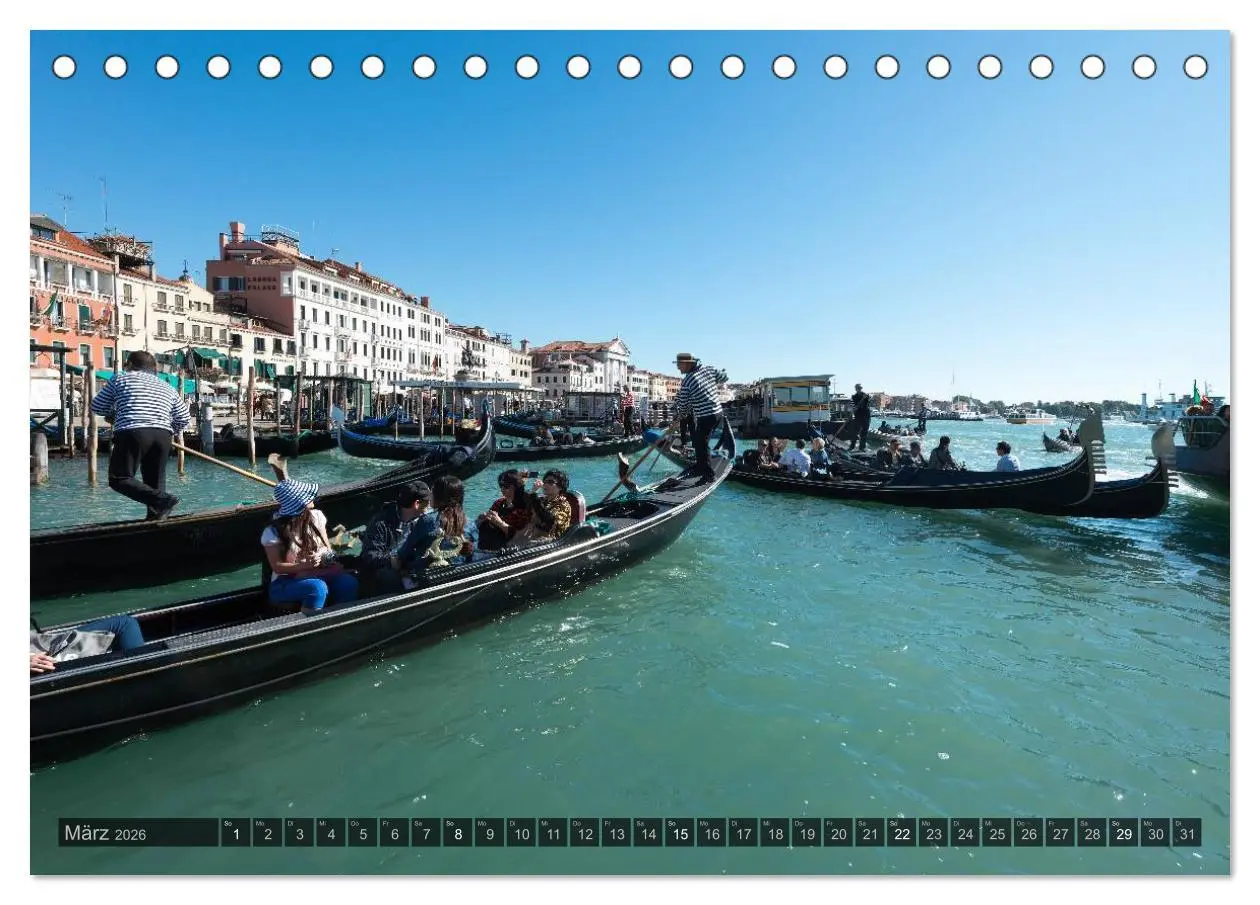 Bild: 9783516138597 | Venedig - Zauber der Lagunenstadt (Tischkalender 2026 DIN A5 quer),...