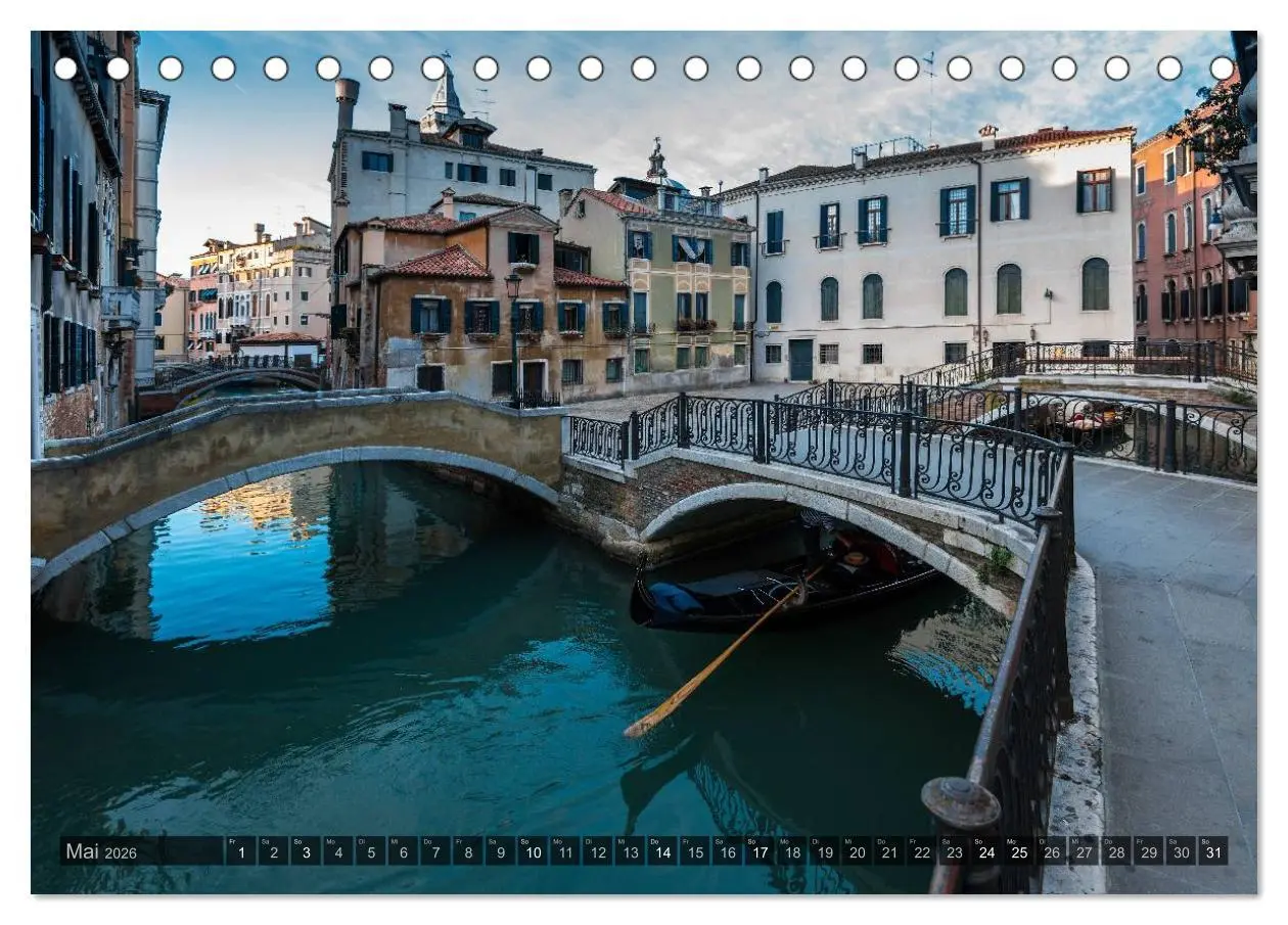 Bild: 9783516138597 | Venedig - Zauber der Lagunenstadt (Tischkalender 2026 DIN A5 quer),...