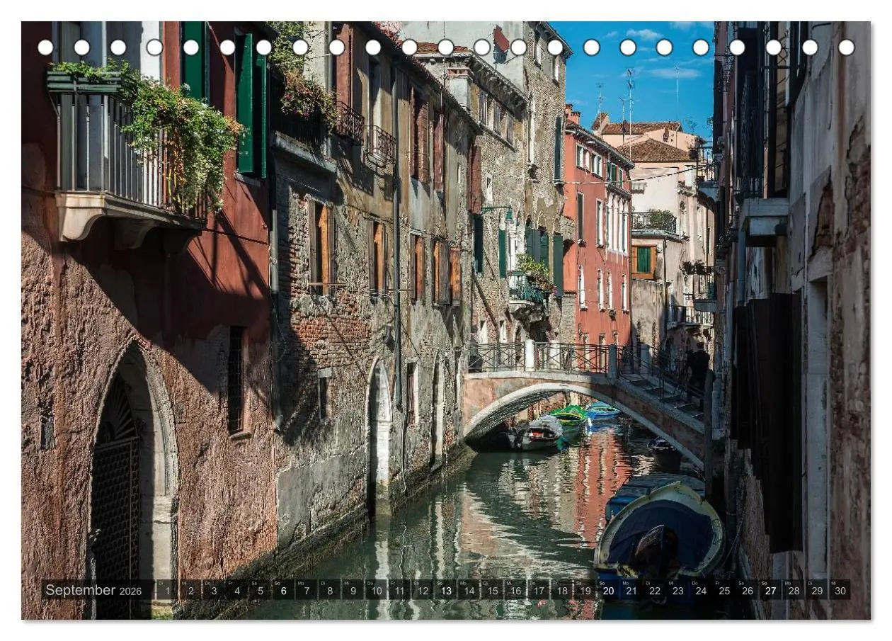 Bild: 9783516138597 | Venedig - Zauber der Lagunenstadt (Tischkalender 2026 DIN A5 quer),...