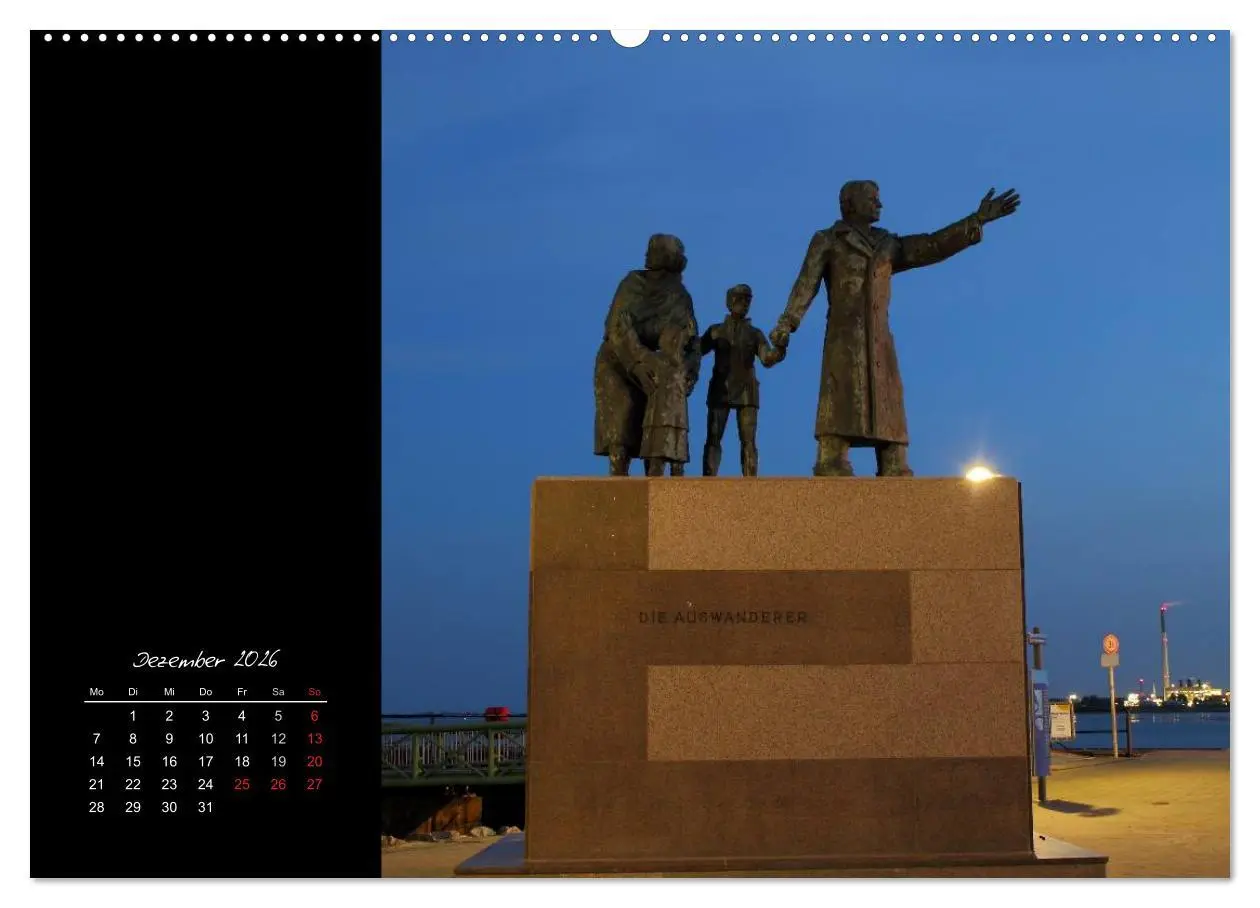 Bild: 9783516208597 | Bremerhaven Nights (hochwertiger Premium Wandkalender 2026 DIN A2...