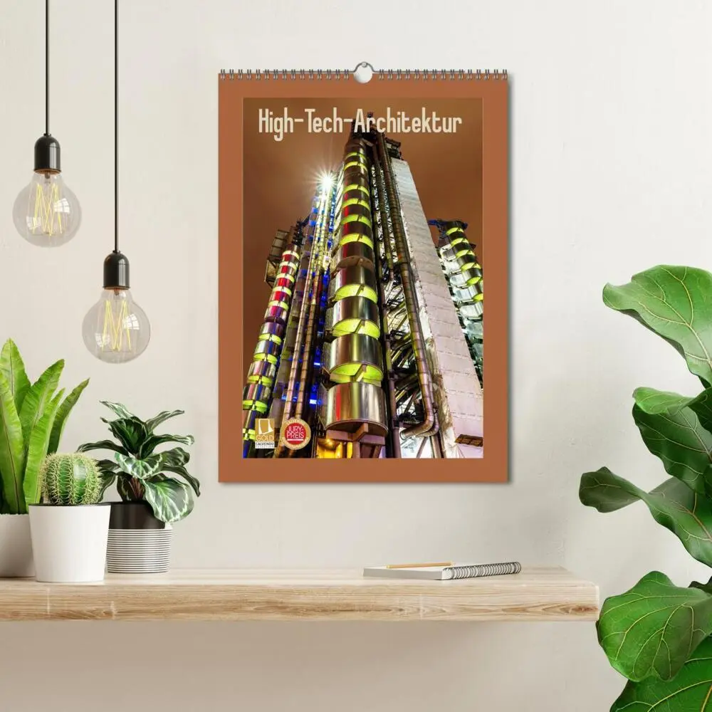 Bild: 9783435948697 | High-Tech-Architektur (Wandkalender 2025 DIN A3 hoch), CALVENDO...