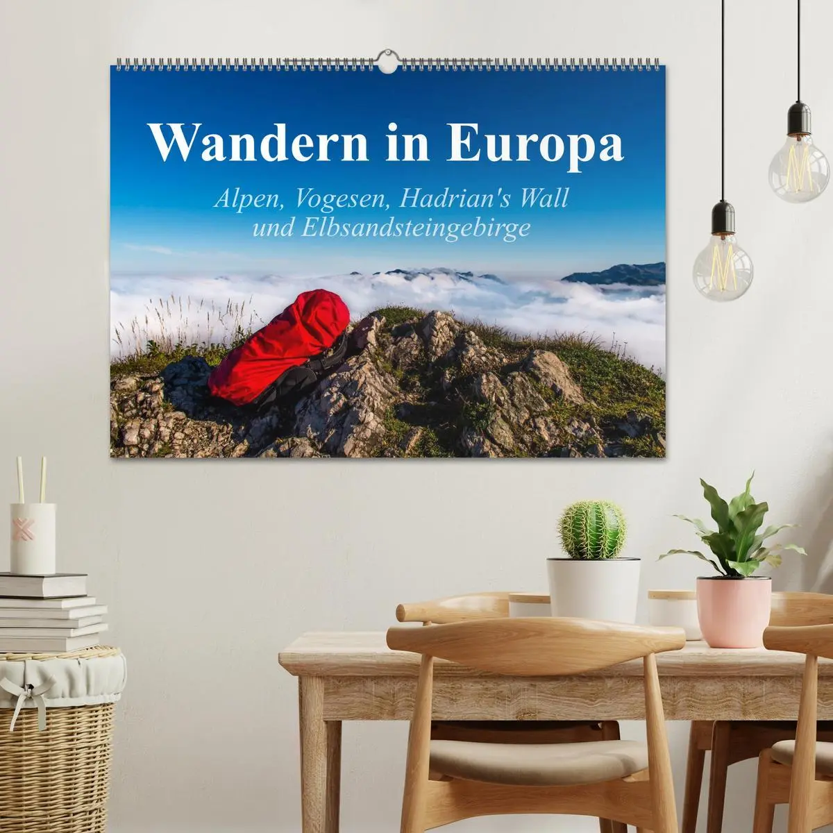 Bild: 9783516058697 | Wandern in Europa (Wandkalender 2026 DIN A2 quer), CALVENDO...