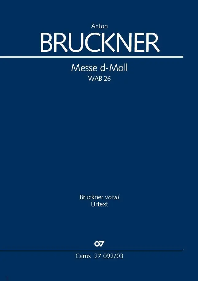 Cover: 9790007248697 | Messe d-Moll (Klavierauszug) | WAB 26 | Anton Bruckner | Buch | 96 S.