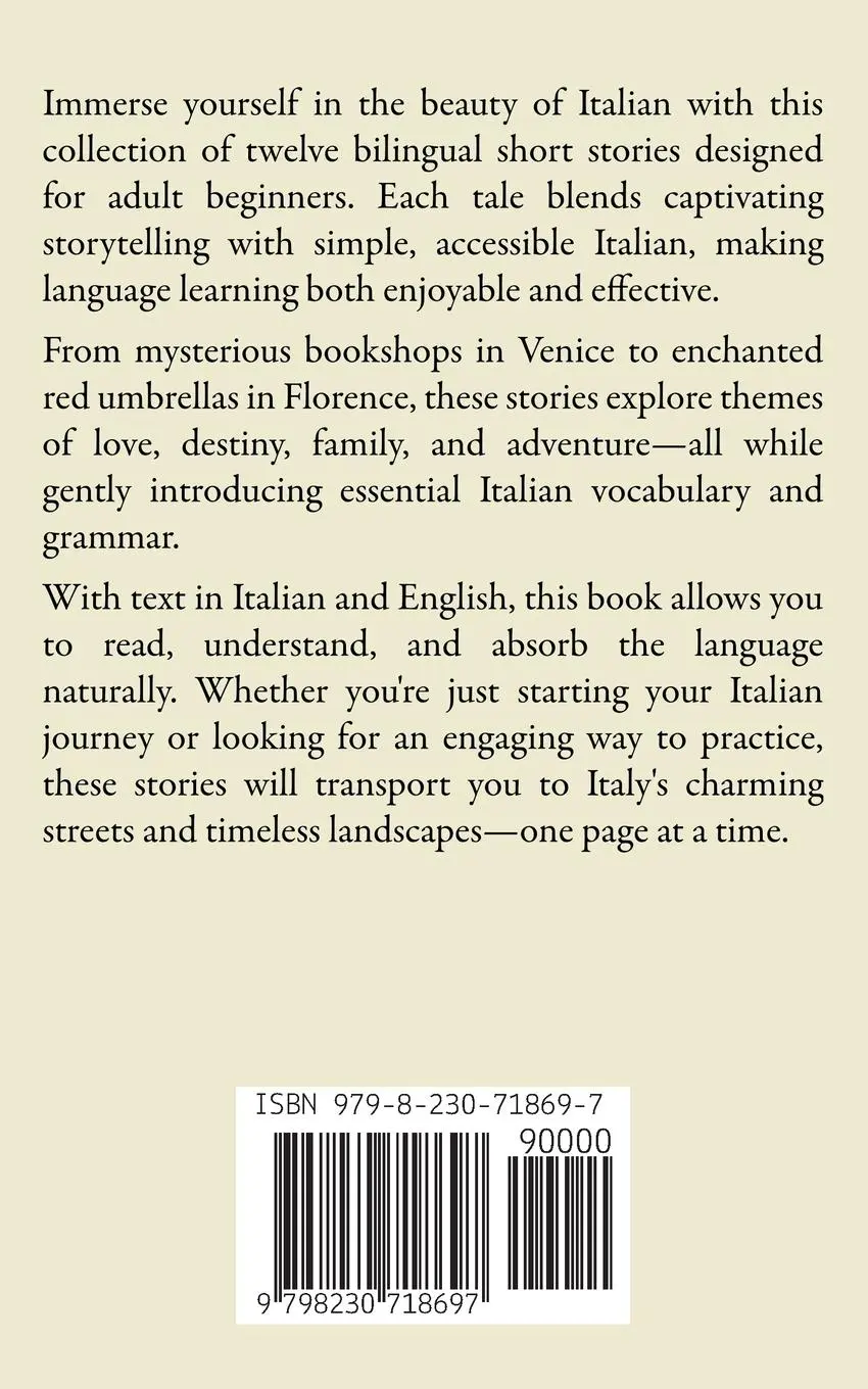 Rückseite: 9798230718697 | The Red Umbrella And Other Bilingual Italian-English Stories For...