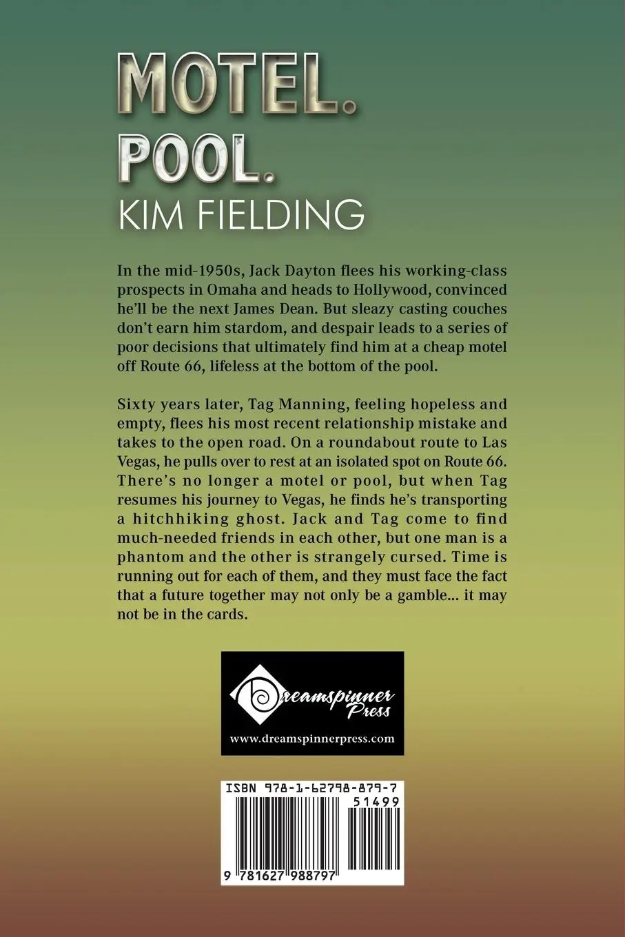 Rückseite: 9781627988797 | Motel. Pool. | Kim Fielding | Taschenbuch | Kartoniert / Broschiert