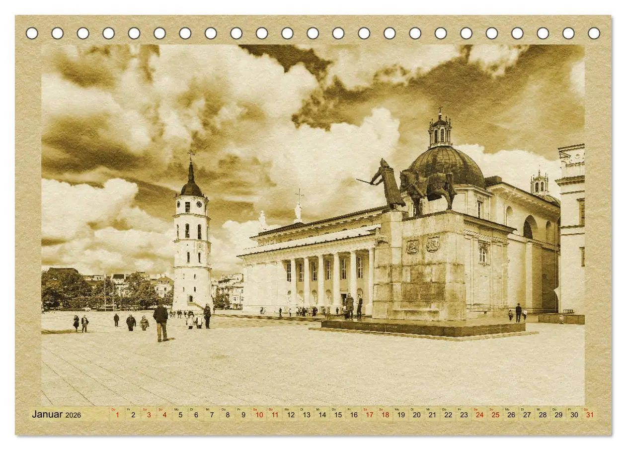 Bild: 9783457888797 | Das Baltikum - Ein Kalender im Zeitungsstil (Tischkalender 2026 DIN...