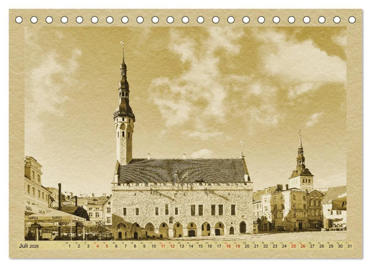 Bild: 9783457888797 | Das Baltikum - Ein Kalender im Zeitungsstil (Tischkalender 2026 DIN...