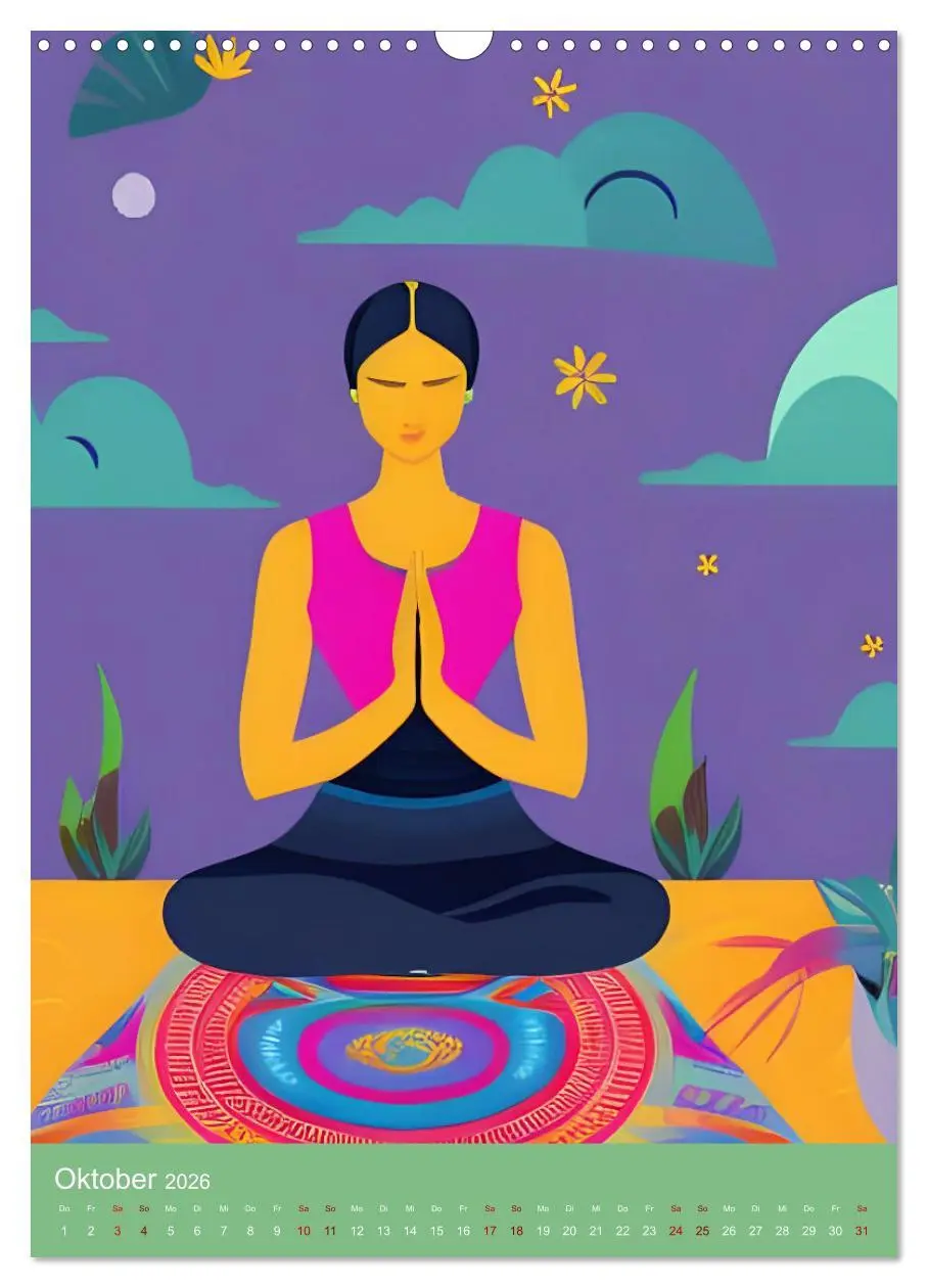 Bild: 9783516598797 | Meditation verbindet (Wandkalender 2026 DIN A3 hoch), CALVENDO...