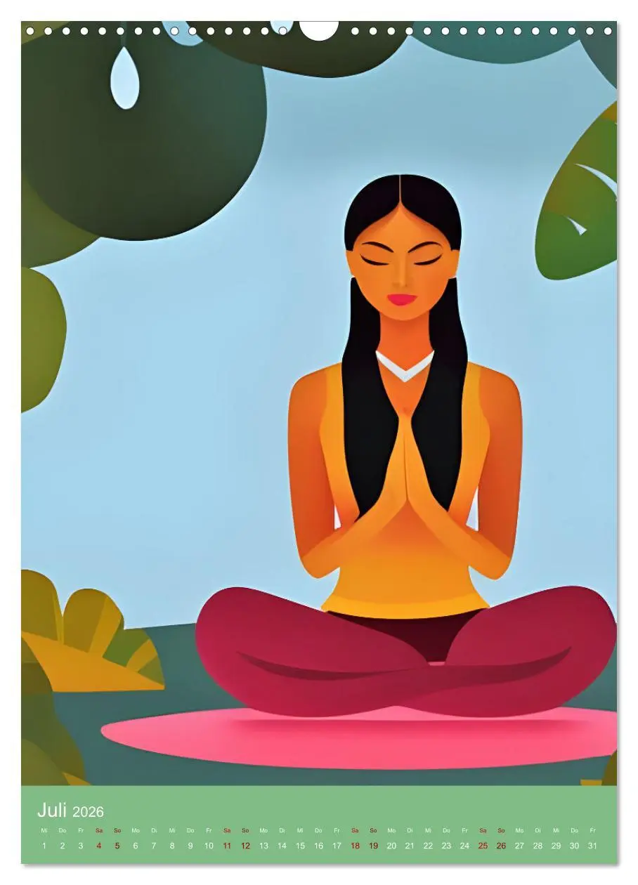 Bild: 9783516598797 | Meditation verbindet (Wandkalender 2026 DIN A3 hoch), CALVENDO...
