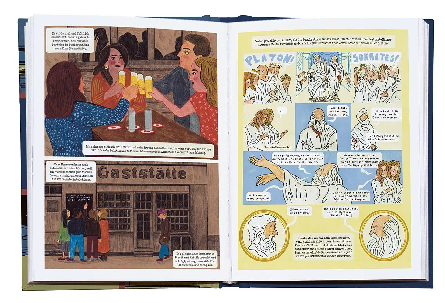 Bild: 9783426568897 | Nachts im Kanzleramt - Die Graphic Novel | Marietta Slomka (u. a.)