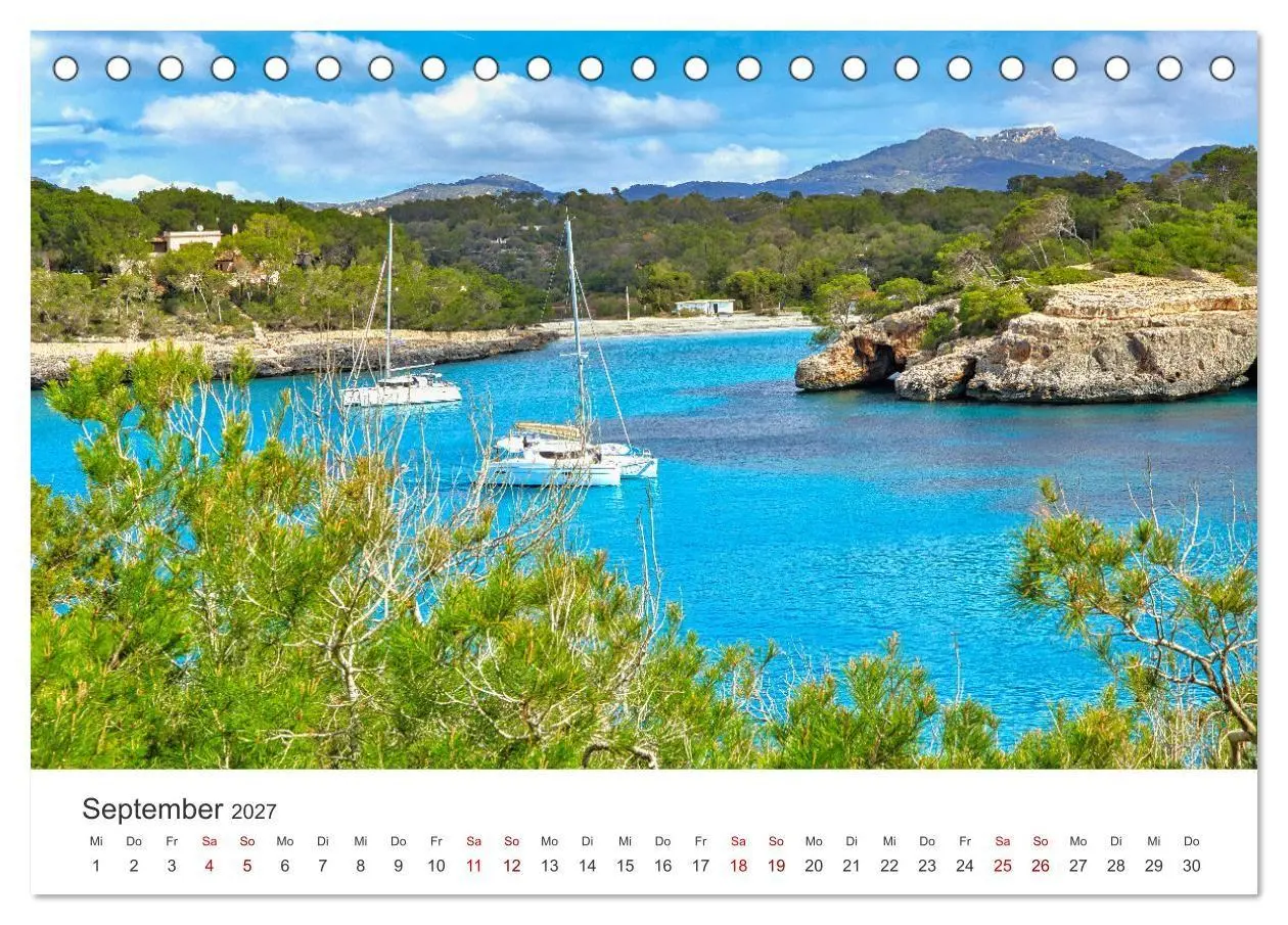 Bild: 9783569508897 | Mallorca Traumhafte Insel (Tischkalender 2027 DIN A5 quer),...