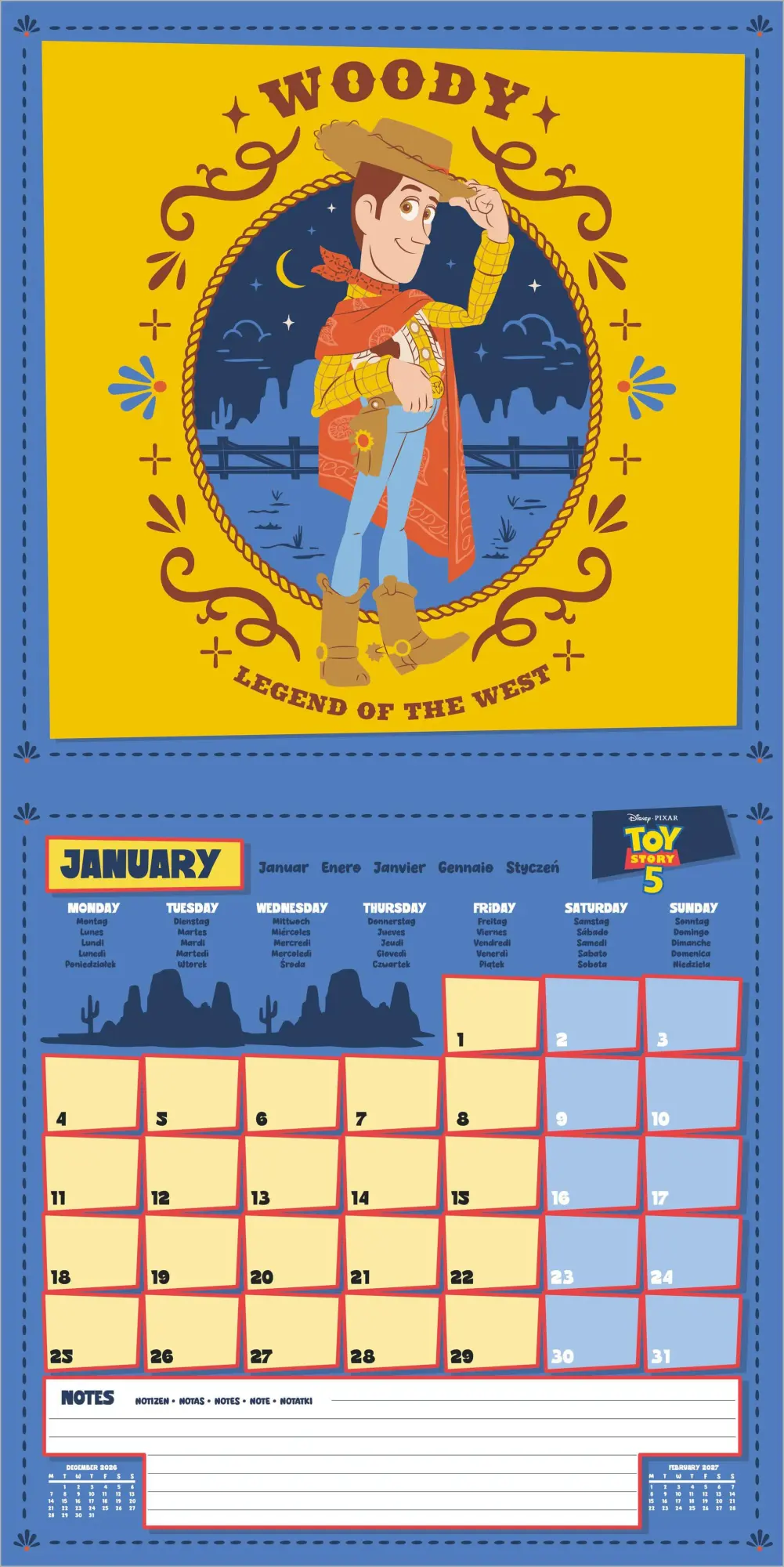 Bild: 5063457078997 | TOY STORY 5 2027 | Neumann Verlage GmbH &amp; Co KG | Kalender | 14 S.