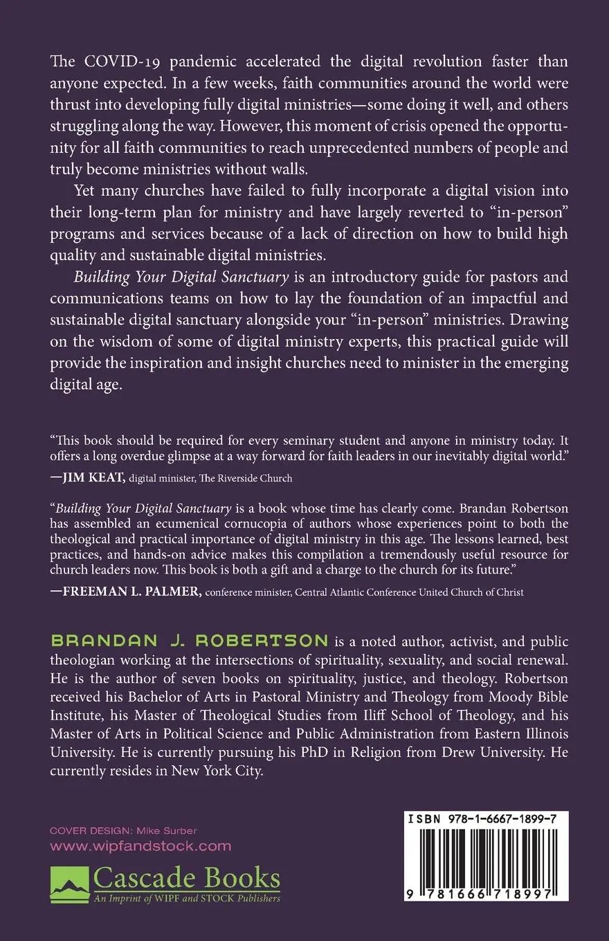 Rückseite: 9781666718997 | Building Your Digital Sanctuary | Brandan J. Robertson | Taschenbuch