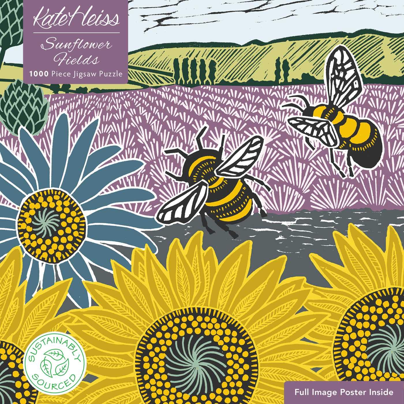 Cover: 9781804178997 | Adult Sustainable Jigsaw Puzzle Kate Heiss: Sunflower Fields | Spiel