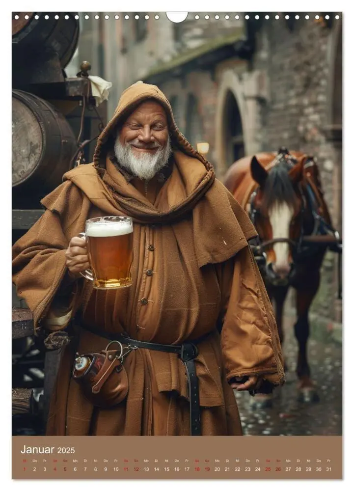 Bild: 9783383828997 | Bier-Liebe Von den Ahnen zu uns (Wandkalender 2025 DIN A3 hoch),...