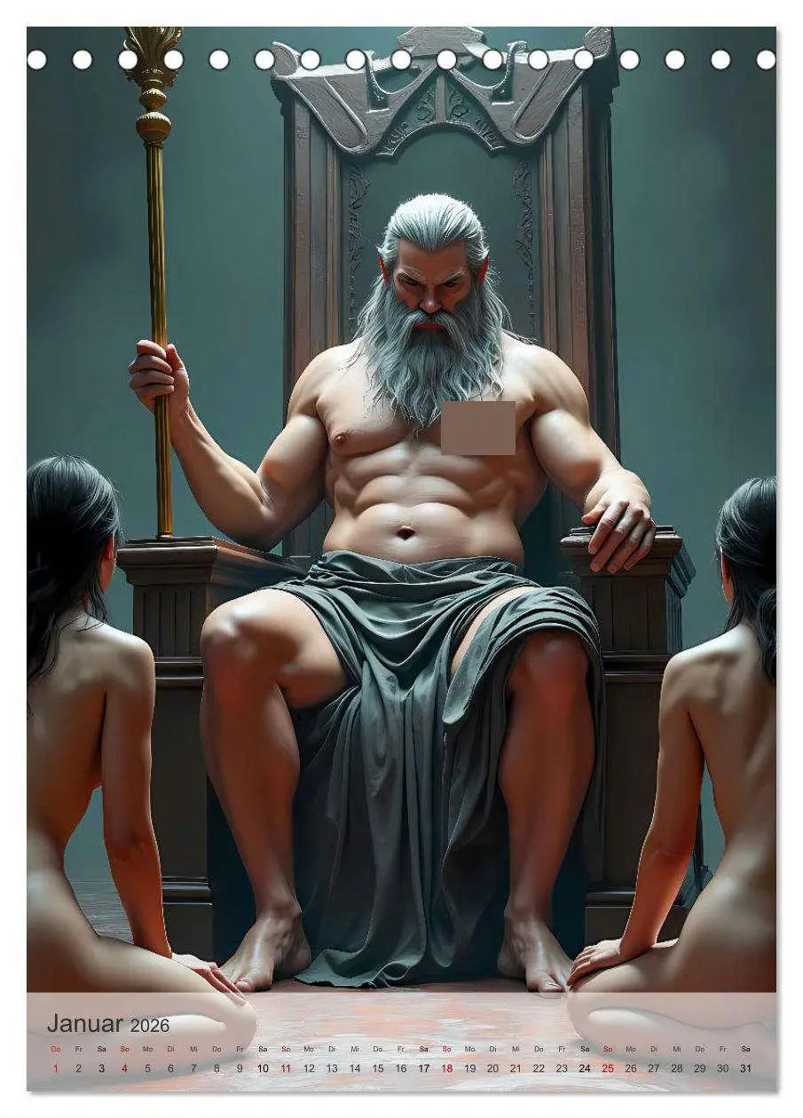 Bild: 9783457248997 | Spicy - Griechische Mythologie (Tischkalender 2026 DIN A5 hoch),...