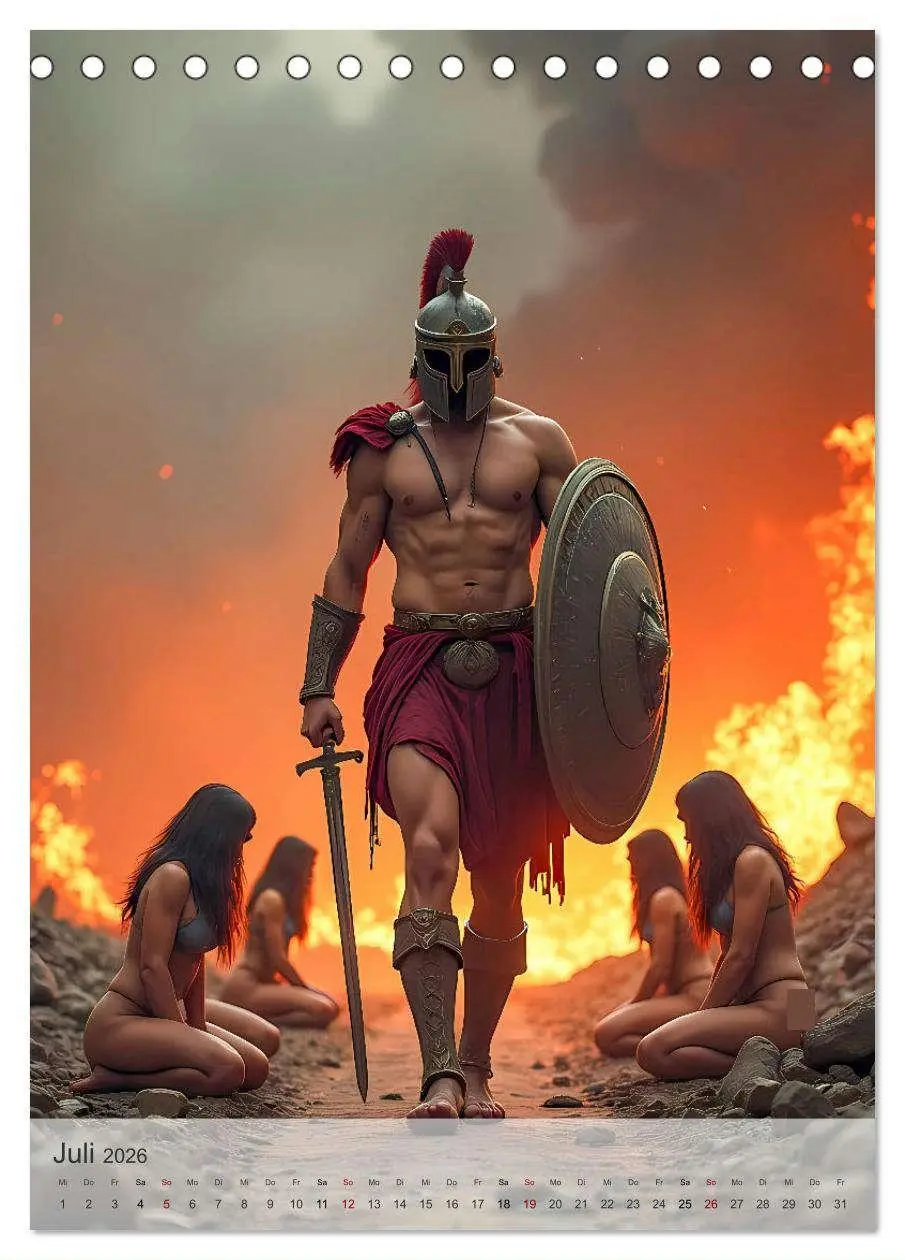 Bild: 9783457248997 | Spicy - Griechische Mythologie (Tischkalender 2026 DIN A5 hoch),...