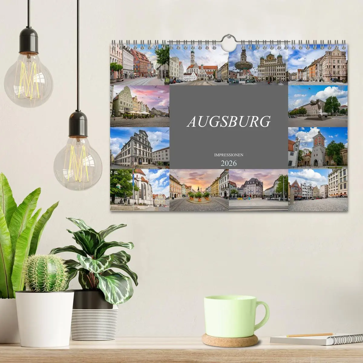 Bild: 9783457628997 | Augsburg Impressionen (Wandkalender 2026 DIN A4 quer), CALVENDO...