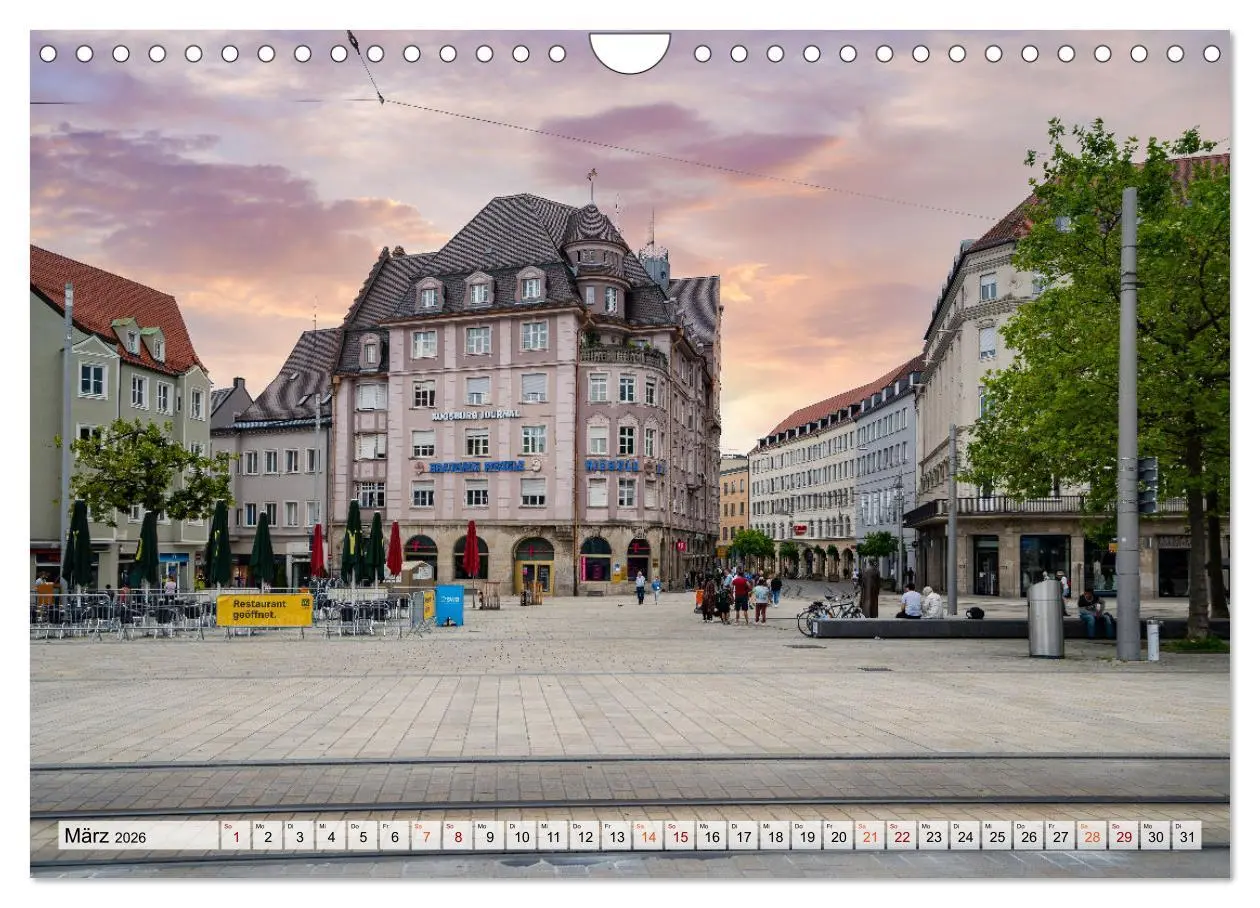 Bild: 9783457628997 | Augsburg Impressionen (Wandkalender 2026 DIN A4 quer), CALVENDO...