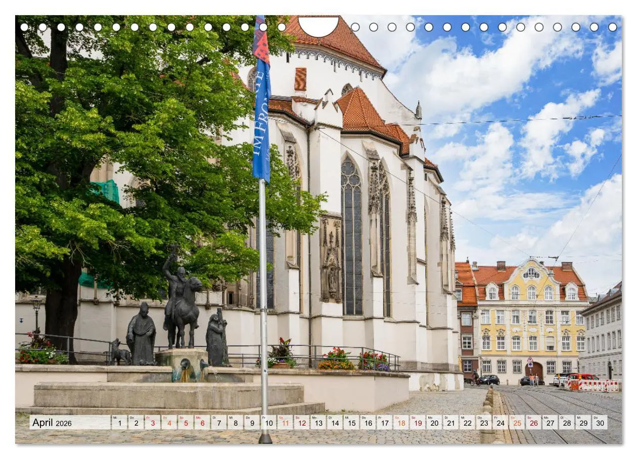 Bild: 9783457628997 | Augsburg Impressionen (Wandkalender 2026 DIN A4 quer), CALVENDO...