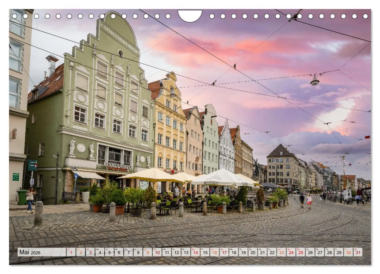 Bild: 9783457628997 | Augsburg Impressionen (Wandkalender 2026 DIN A4 quer), CALVENDO...