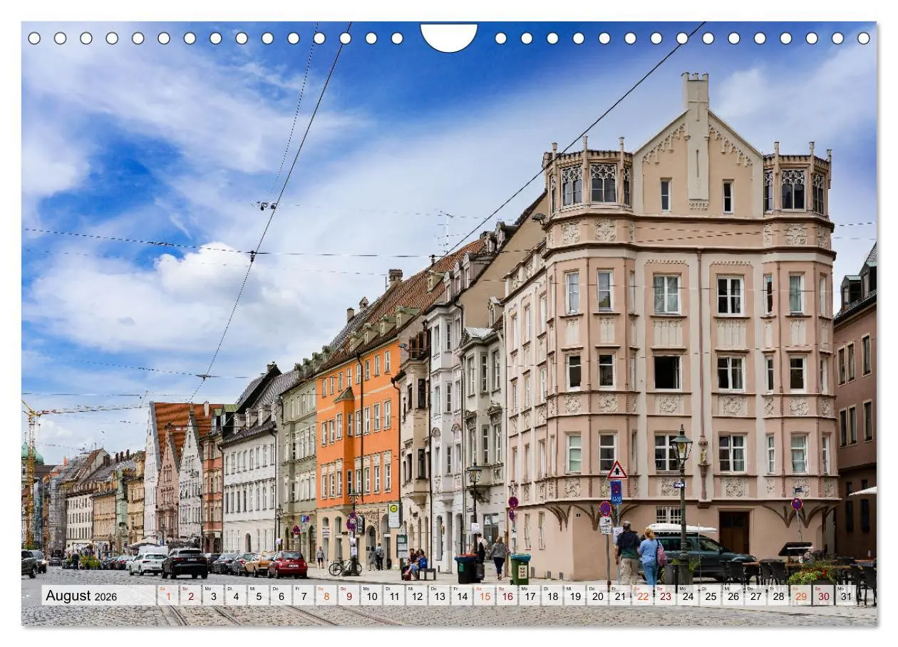 Bild: 9783457628997 | Augsburg Impressionen (Wandkalender 2026 DIN A4 quer), CALVENDO...
