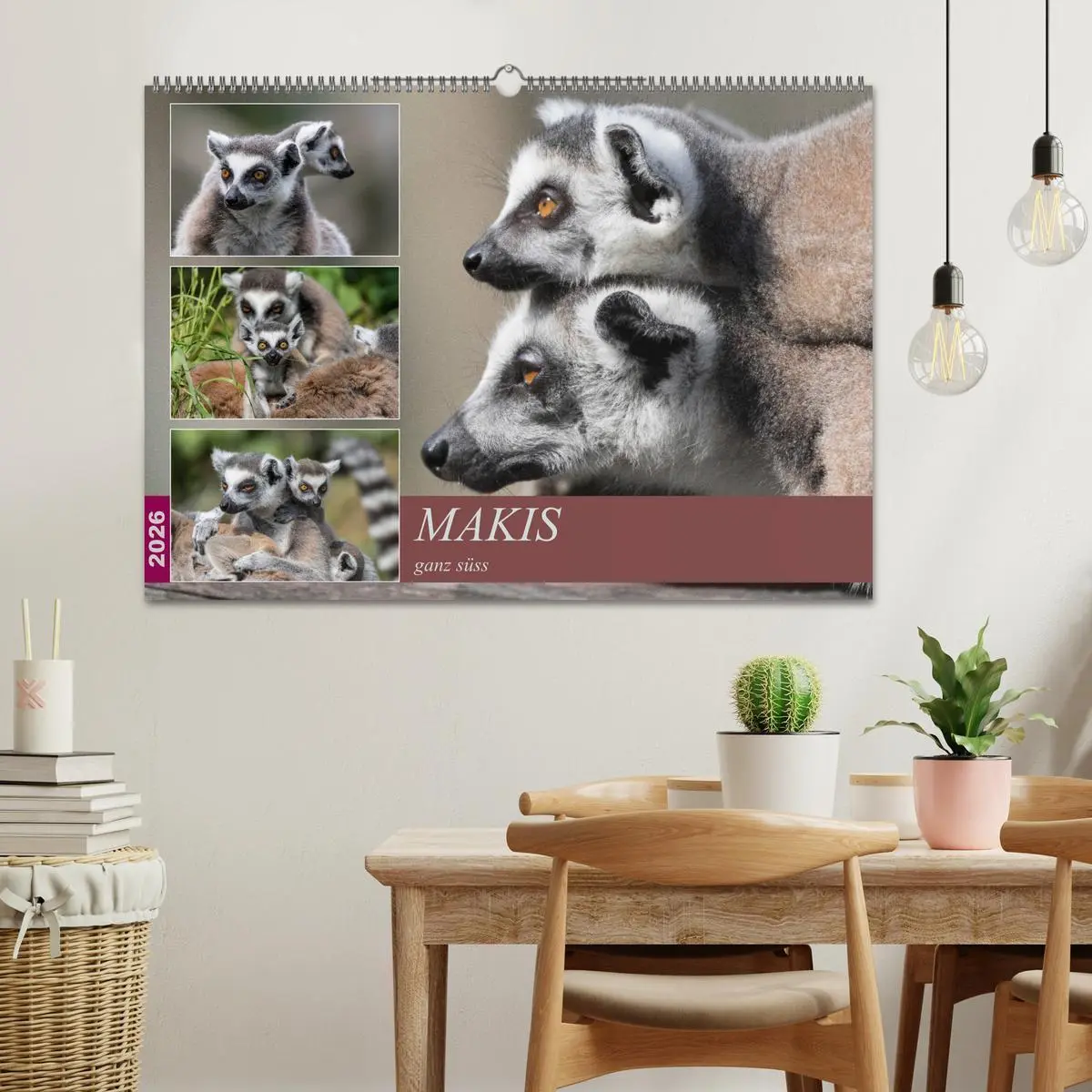 Bild: 9783457868997 | Makis ganz süss (Wandkalender 2026 DIN A2 quer), CALVENDO...