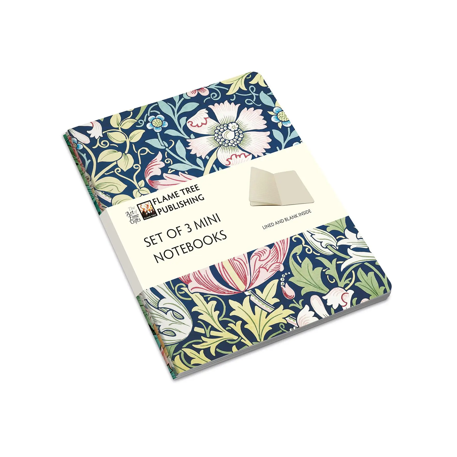 Cover: 9781787559097 | William Morris Set of 3 Mini Notebooks | Flame Tree Publishing | Buch