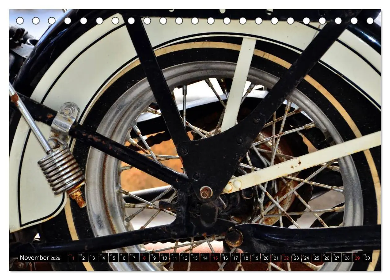 Bild: 9783516089097 | Harley Davidson WLA 750 (Tischkalender 2026 DIN A5 quer), CALVENDO...