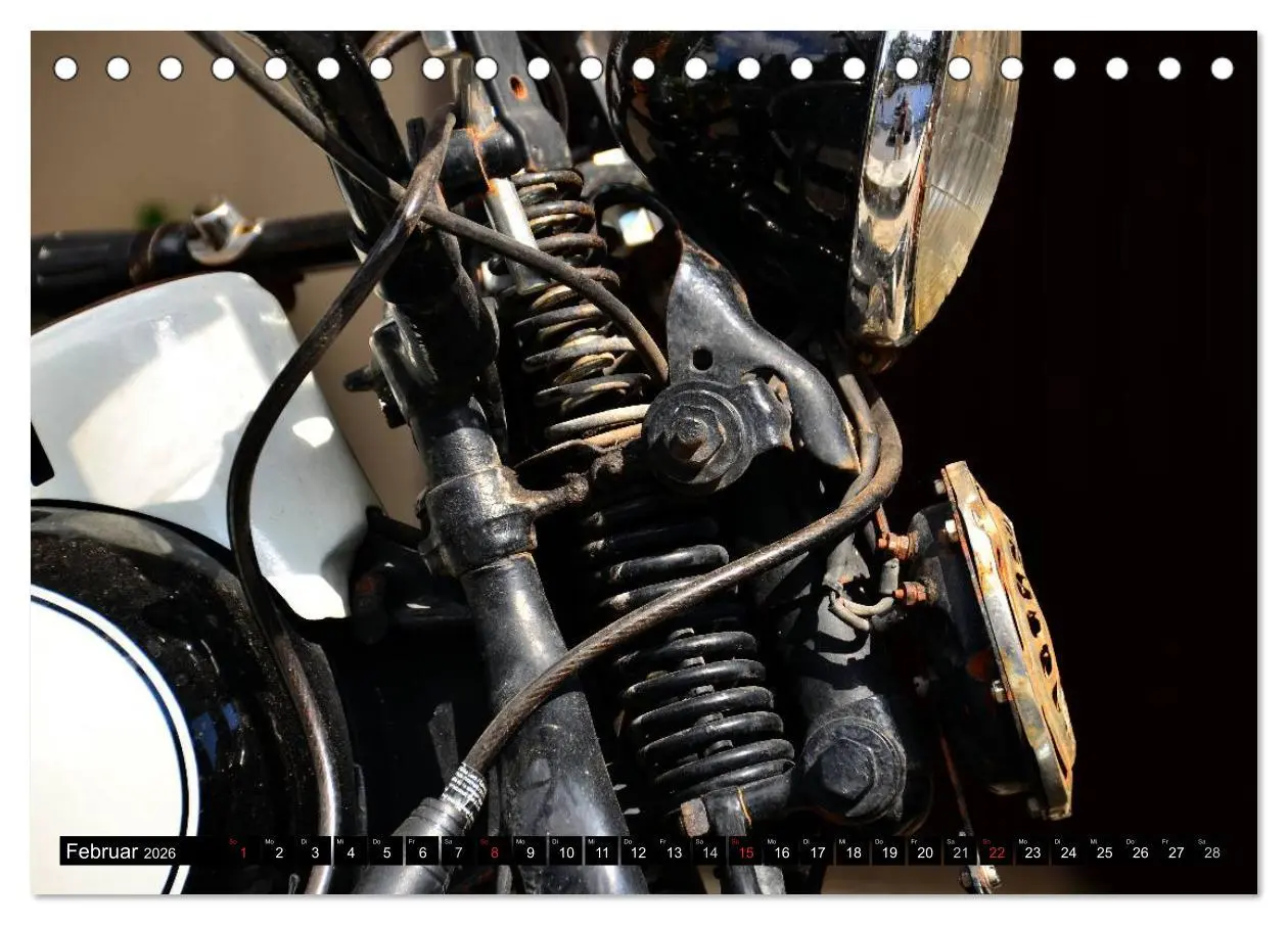 Bild: 9783516089097 | Harley Davidson WLA 750 (Tischkalender 2026 DIN A5 quer), CALVENDO...