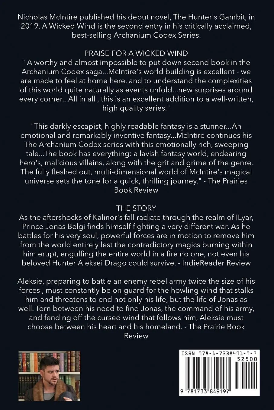Rückseite: 9781733849197 | A Wicked Wind | Book Two of the Archanium Codex | Nicholas McIntire