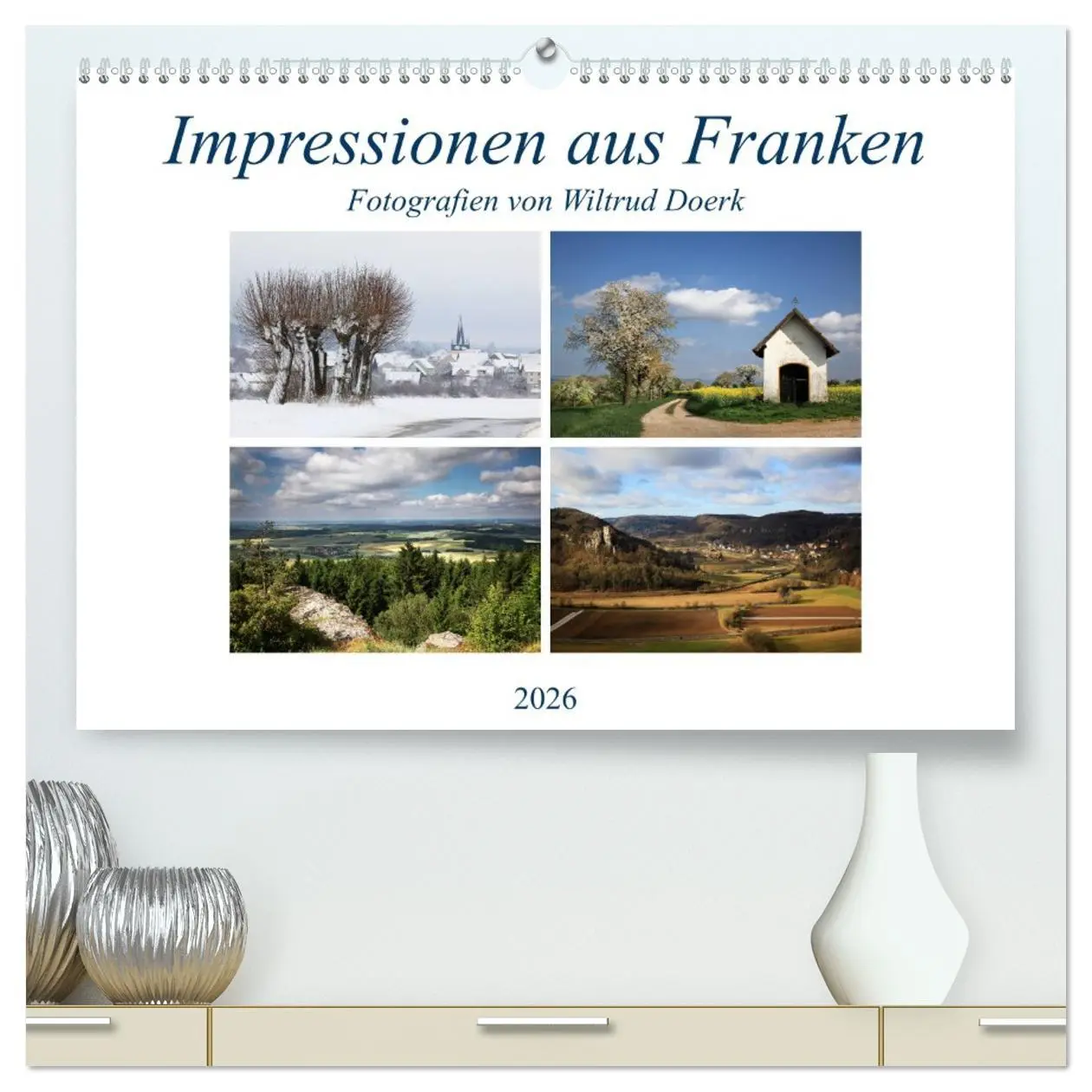 Cover: 9783457989197 | Impressionen aus Franken (hochwertiger Premium Wandkalender 2026...