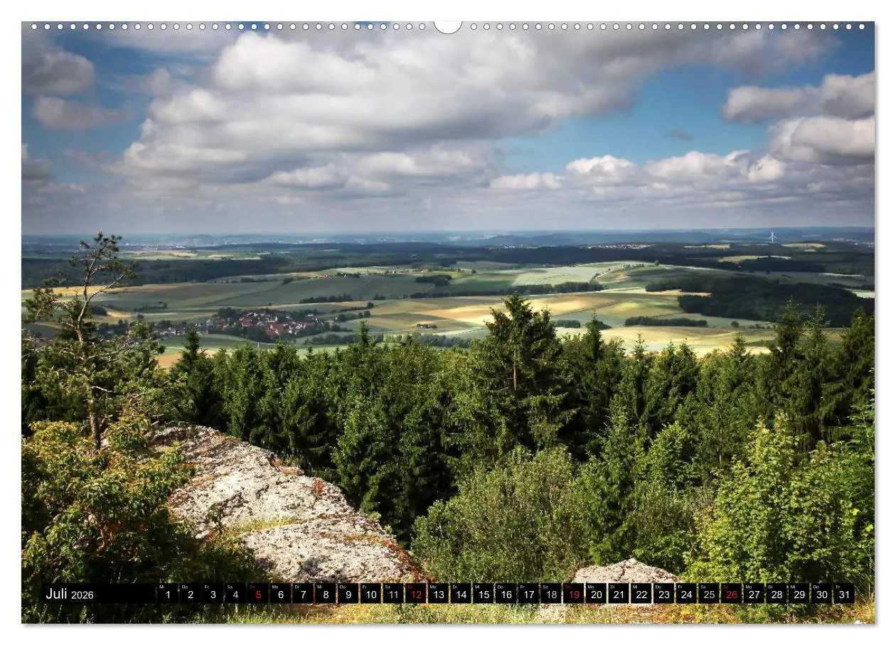 Bild: 9783457989197 | Impressionen aus Franken (hochwertiger Premium Wandkalender 2026...