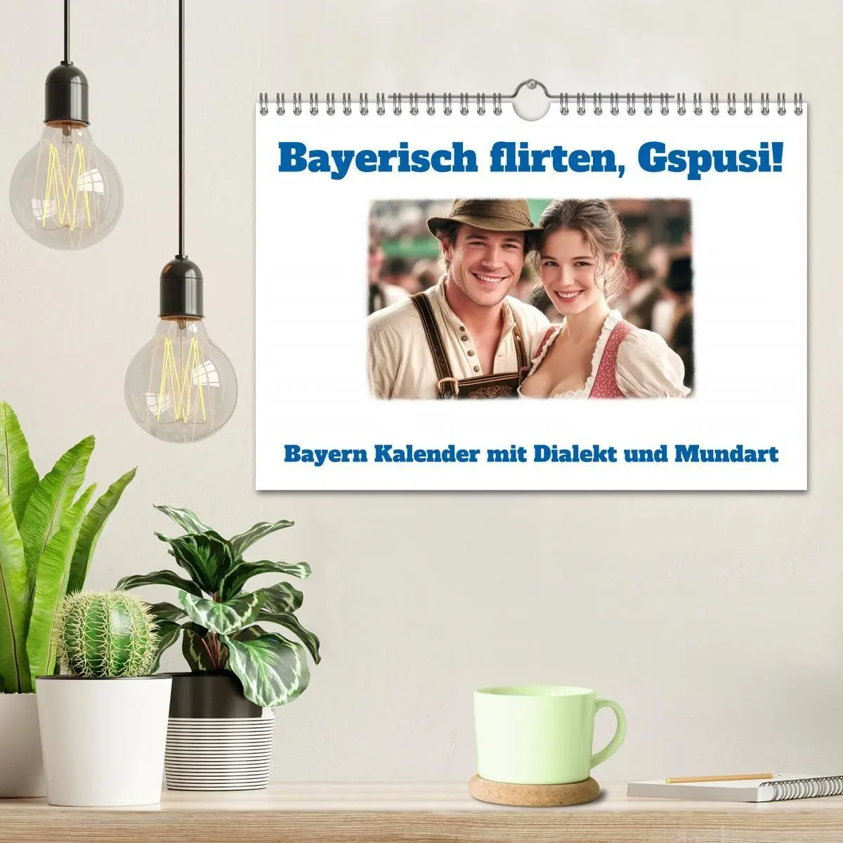 Bild: 9783516699197 | Bayerisch flirten, Gspusi! Bayern Kalender mit Dialekt und Mundart...