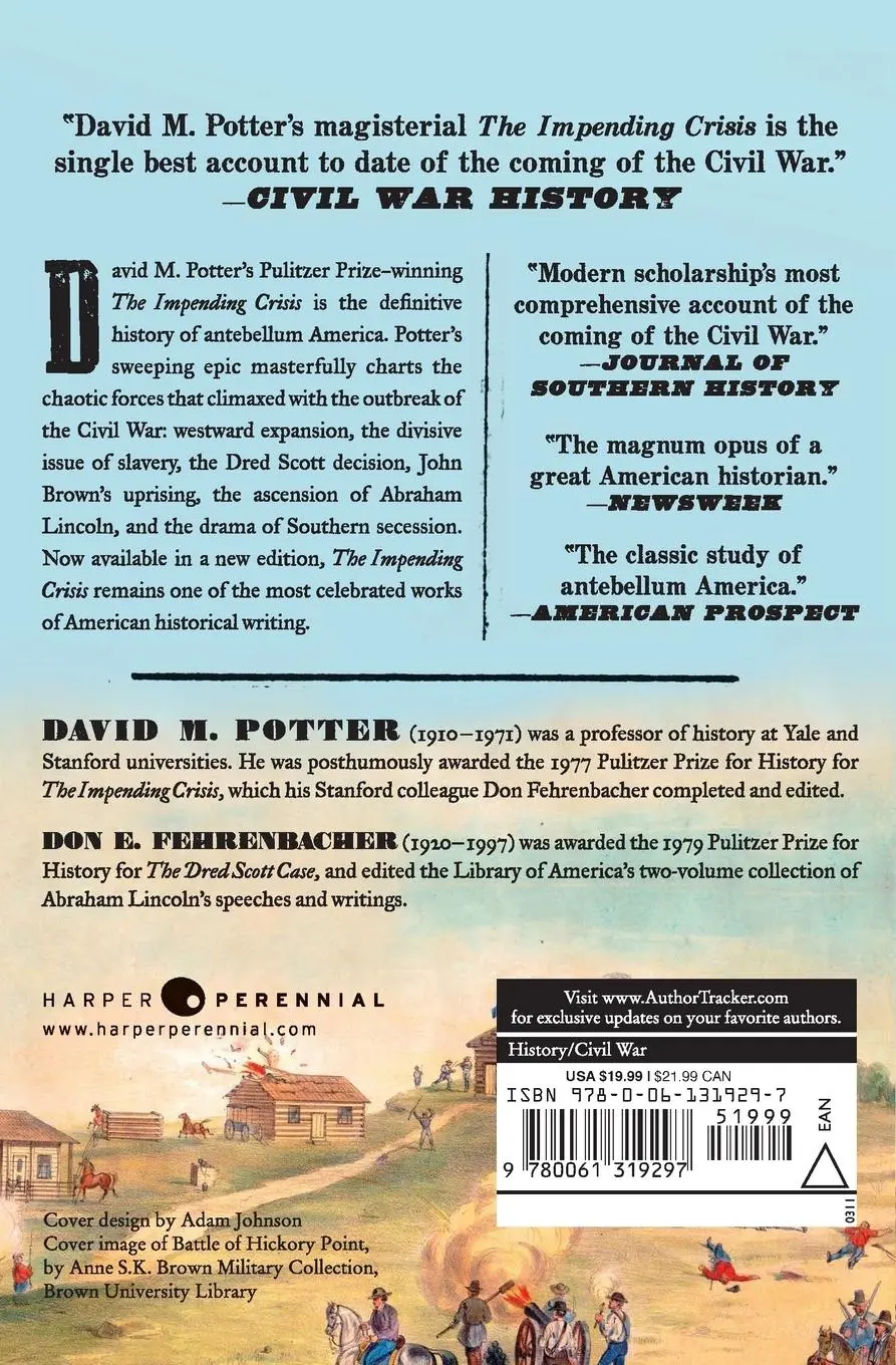 Rückseite: 9780061319297 | Impending Crisis, The | David M Potter | Taschenbuch | Englisch | 2011