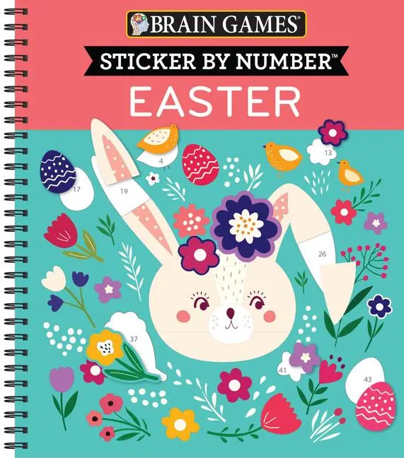 Cover: 9781645589297 | Brain Games - Sticker by Number: Easter | Ltd (u. a.) | Taschenbuch