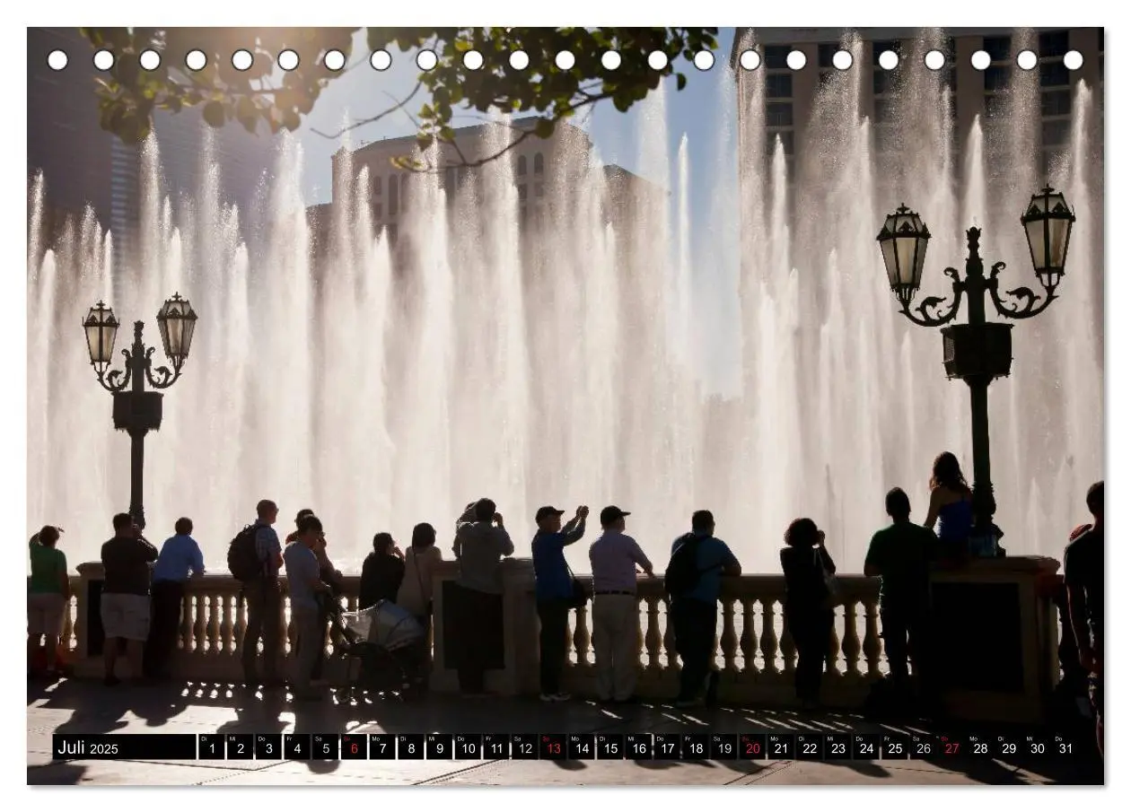 Bild: 9783435719297 | Las Vegas (Tischkalender 2025 DIN A5 quer), CALVENDO Monatskalender