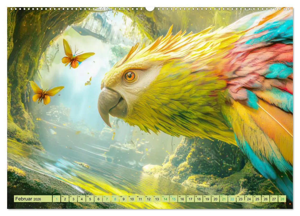 Bild: 9783457359297 | Eine zauberhafte Fantasiewelt (hochwertiger Premium Wandkalender...