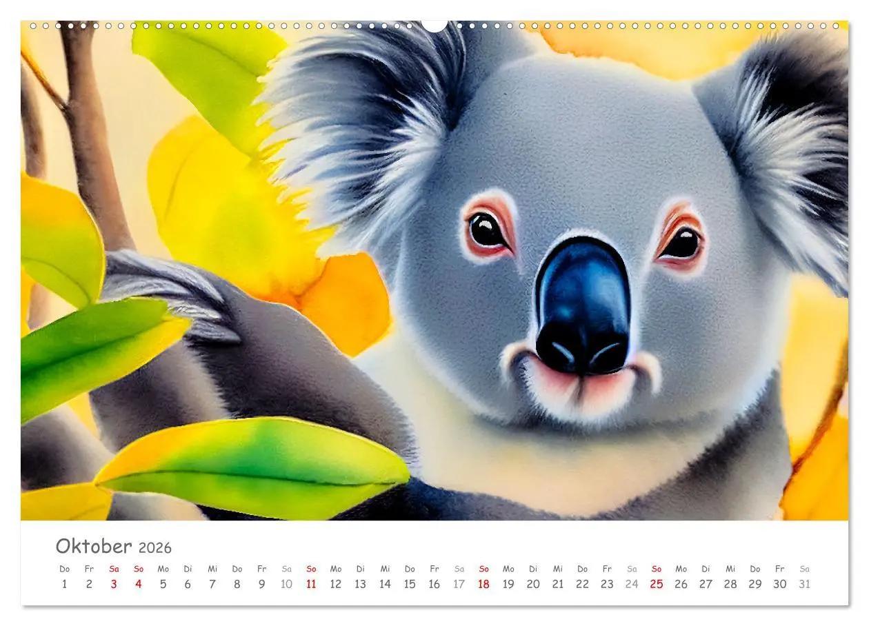 Bild: 9783457739297 | Der Koala 2026. Aschgrauer Beutelbär (hochwertiger Premium...