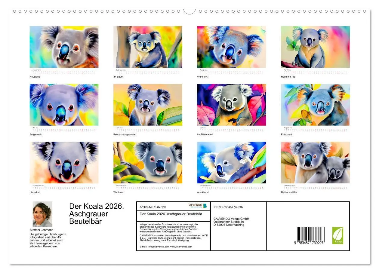 Bild: 9783457739297 | Der Koala 2026. Aschgrauer Beutelbär (hochwertiger Premium...